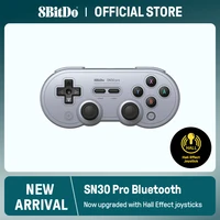 8BitDo SN30 Pro Gamepad inalámbrico Bluetooth con efecto Hall para Switch 2, 1, PC, Windows 10, 11, Steam Deck, Android, macOS