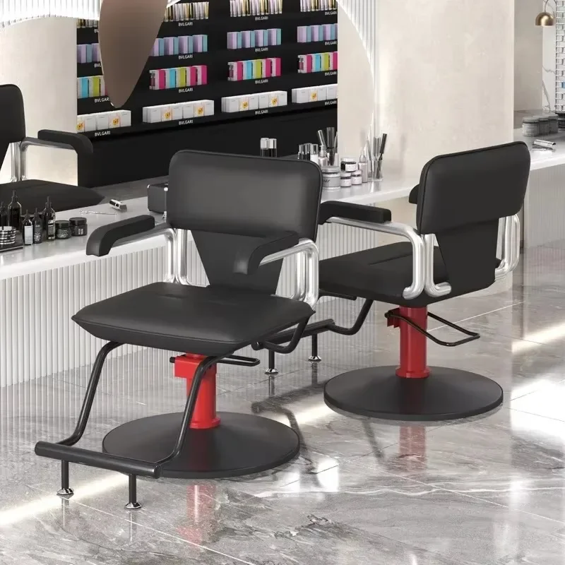 Classic Man Barber Chair Personalized Leg Rest Chairs Professional Recliner Chair Cushion Cadeira De Barbeiro Salon Furniture