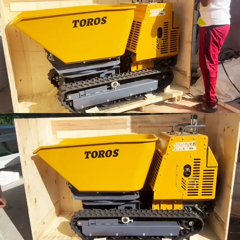 

Mini Crawler Lifting Dump Loader Mini Dumper Wuth EPA Diesel Engine Powerful Mini Dumper With Engine And Pump For Farms