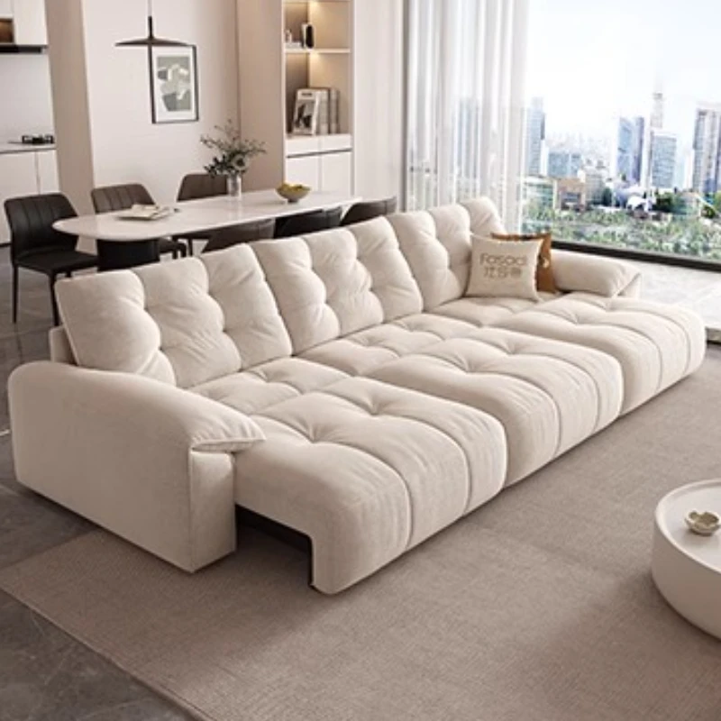 

Extendeble Cushion Sofa Apartment Armrest Modern Living Room Sofas Design Elegant Articulos Para El Hogar Home Furniture