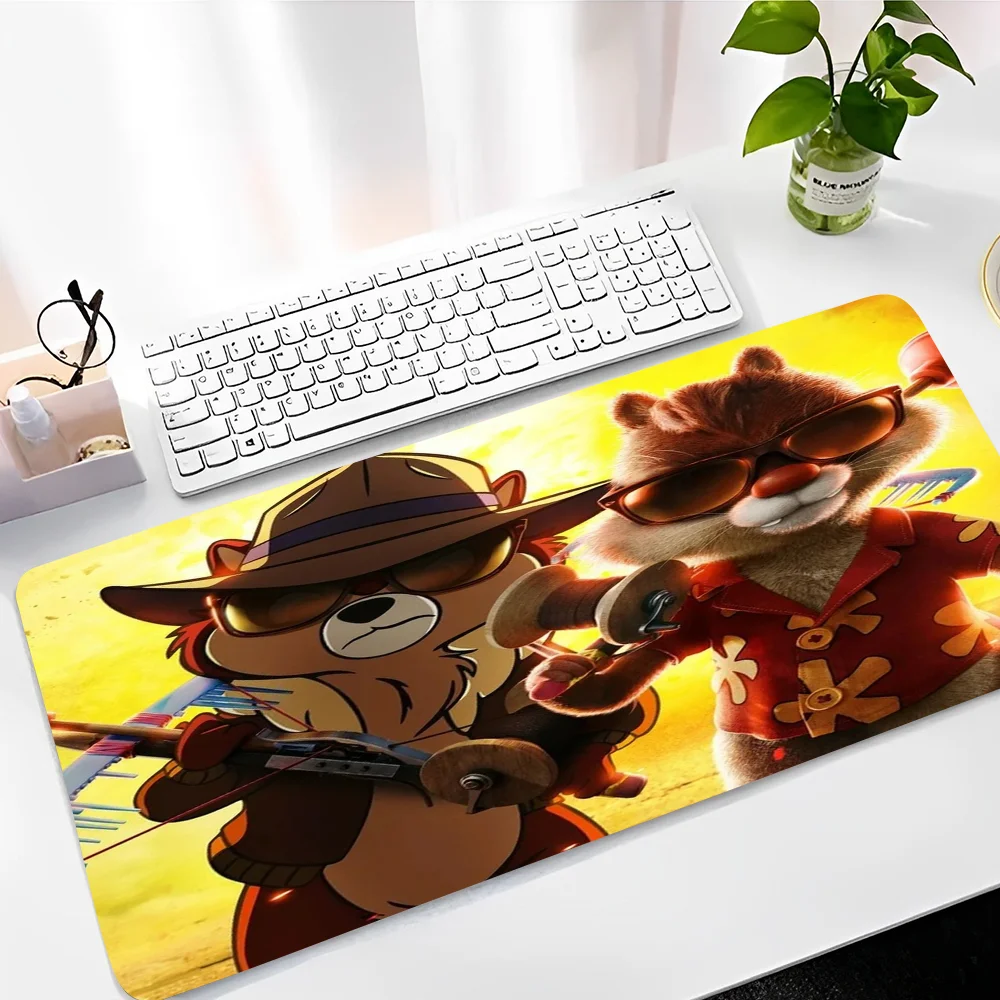 

Disney Chip'n'Dale Mousepad In Stocked Laptop Gaming Mice Mousepad Size for large Edge Locking Game Keyboard Pad