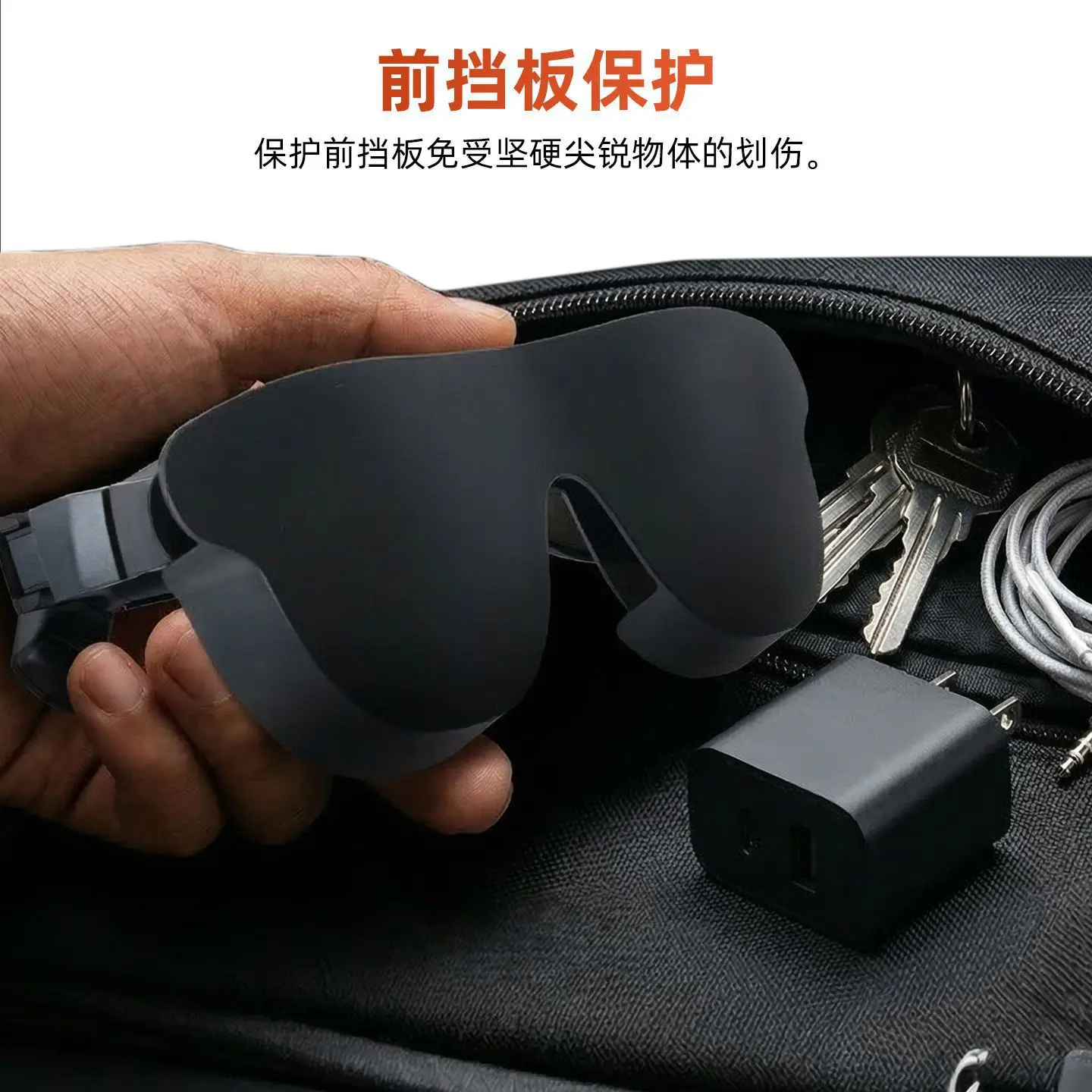 for RayNeo Air 3s Flip Up Light Shield Cover Air 4/Air 3s Pro/Air 4 Pro Enhances Immersion Protects Front Panel