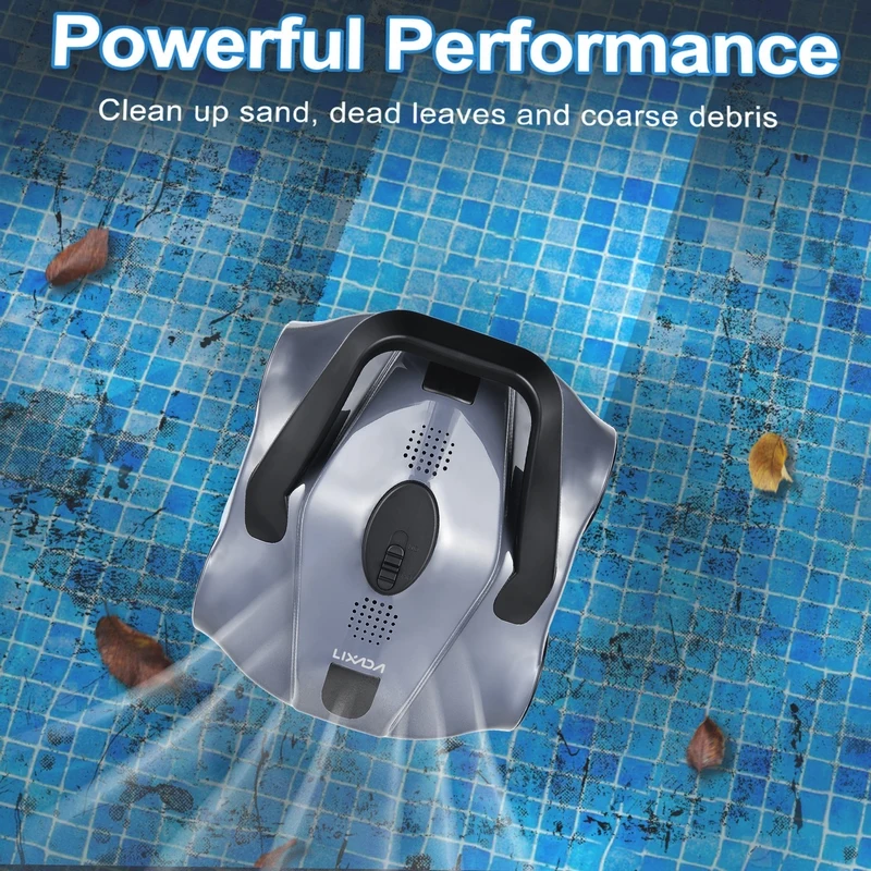 Neuer automatischer Roboter-Poolreiniger, kabelloser Roboter-Pool-Staubsauger für flach gemahlene Pools