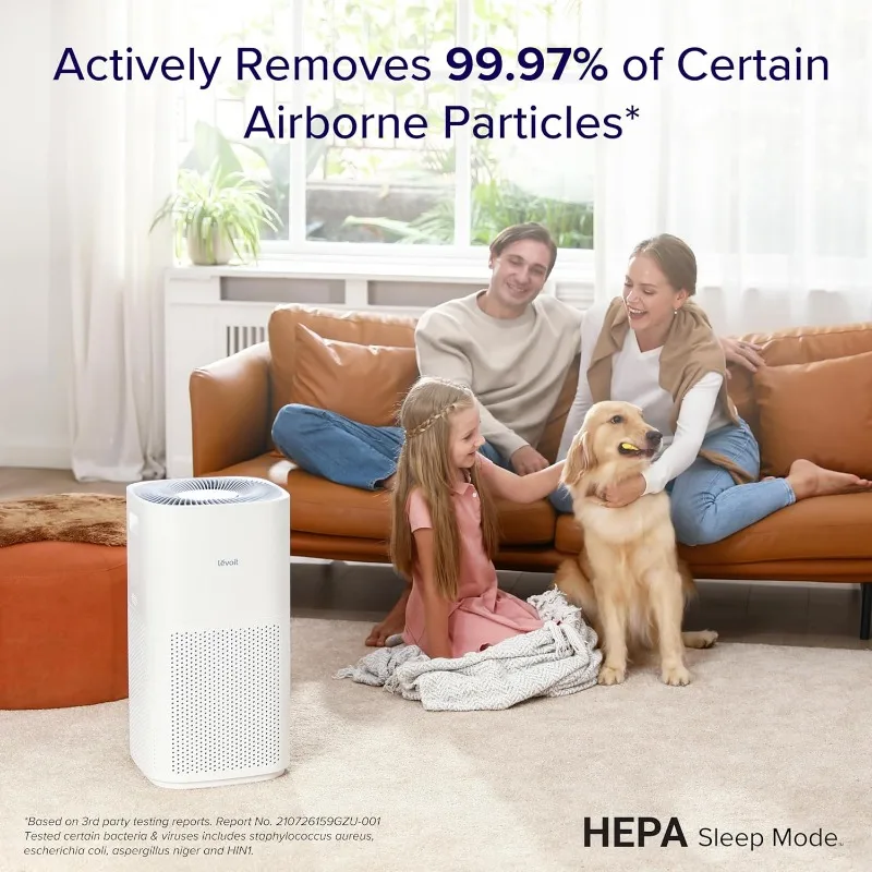 LEVOIT Air Purifiers for Home Large Room Up to 3175 Sq. Ft with Smart WiFi,PM2.5 Monitor,HEPA Sleep Mode,3-in-1 Filter for Smoke