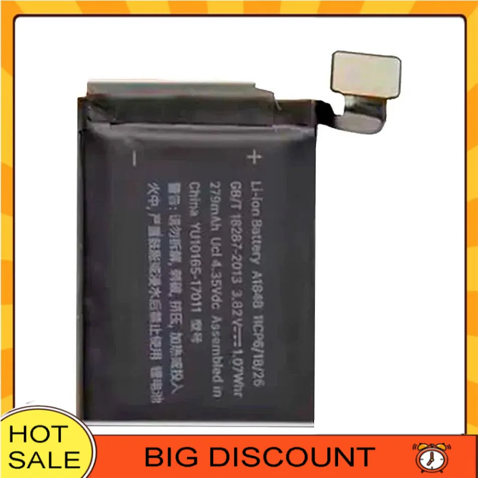 

Безопасный для Apple Watch iWatch Series 3 S3 42 мм Lte Series3 Прочный аккумулятор для часов