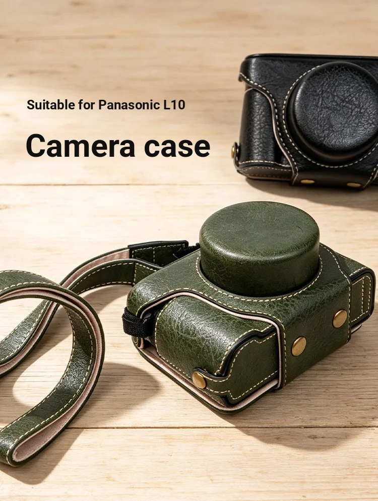 Kameratasche für Panasonic Lumix L10, spezielle Schutzhülle, Kamera-Schutzabdeckung mit Schultergurt.