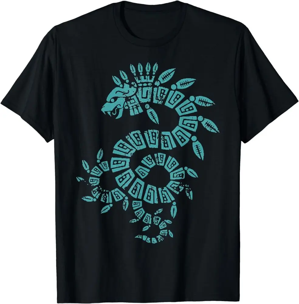 Quetzalcoatl Classic Aztec Feathered Serpent Mayan T-Shirt Anime Graphic T-shirts For Men Clothing Women TeesUnisex Summer