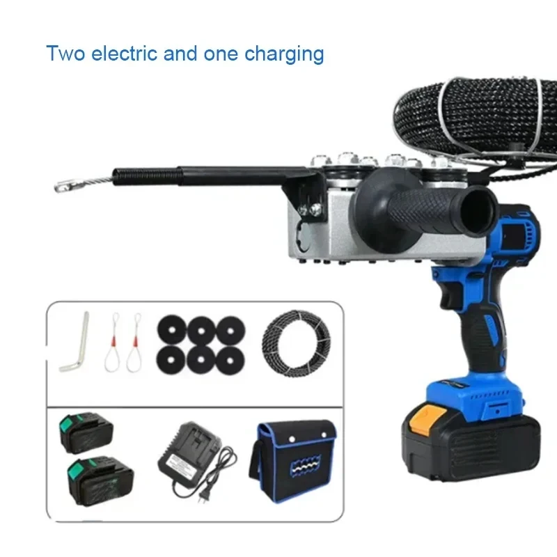 Factory Lithium Battery Multifunction Stringing hine Fully Automatic Dark Pull Line Wire Guide Tools