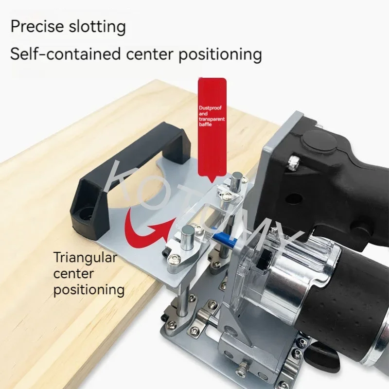 Mortising Jig 2 In 1 Slotting Bracket Invisible Fasteners Punch Locator Milling Cutter Positioning Frame For Trimming Machine