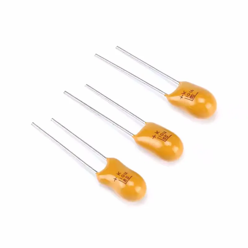 

30pcs IN-LINE TANTALUM CAPACITOR 35V 10UF (106K) ACCURACY ± 10% 2.54MM PITCH