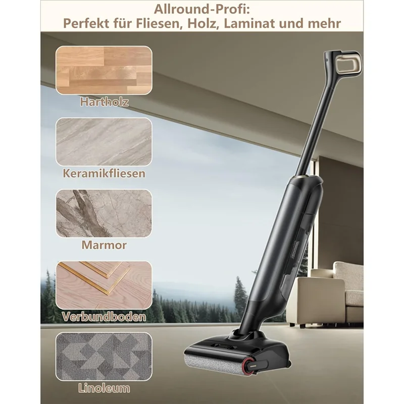 قطع غيار المكنسة الكهربائية KEOL-For DREAME H15 Pro/H12 Pro Flexreach - لفة وفلتر الفرشاة