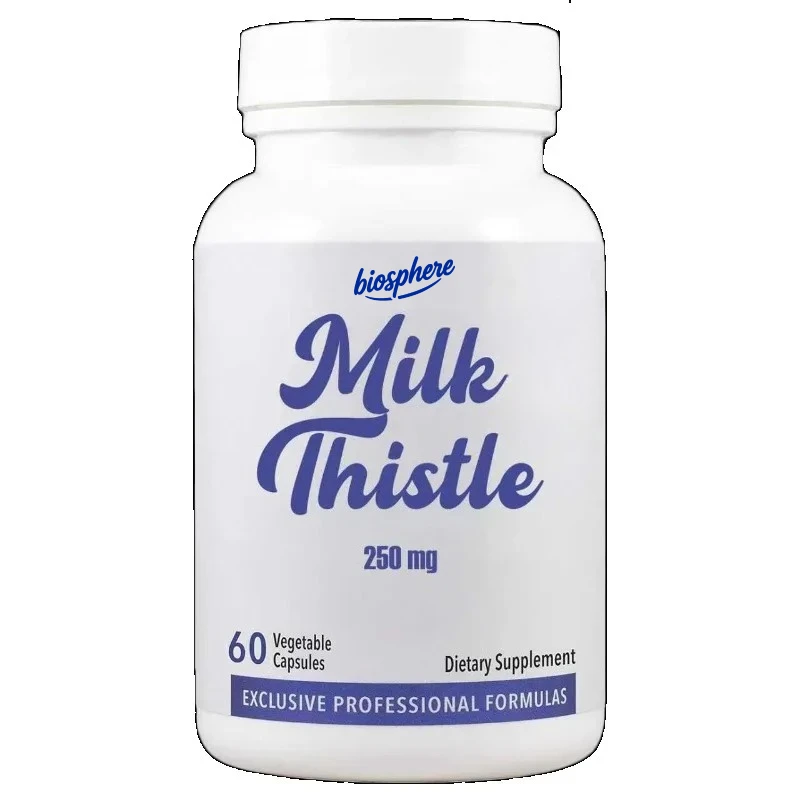 

Milk thistle extract 250mg - standardized to 80% silymarin to support healthy liver 60 capsule