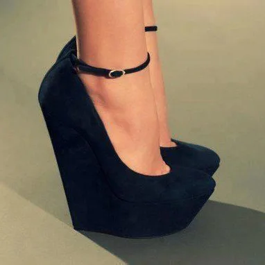 

Женские летние сандалии на платформе в римском стиле с открытым носком, на танкетке, на высоком каблуке, с ремешком на пряжке, большие размеры, в стиле Y2K, для стильных девушек