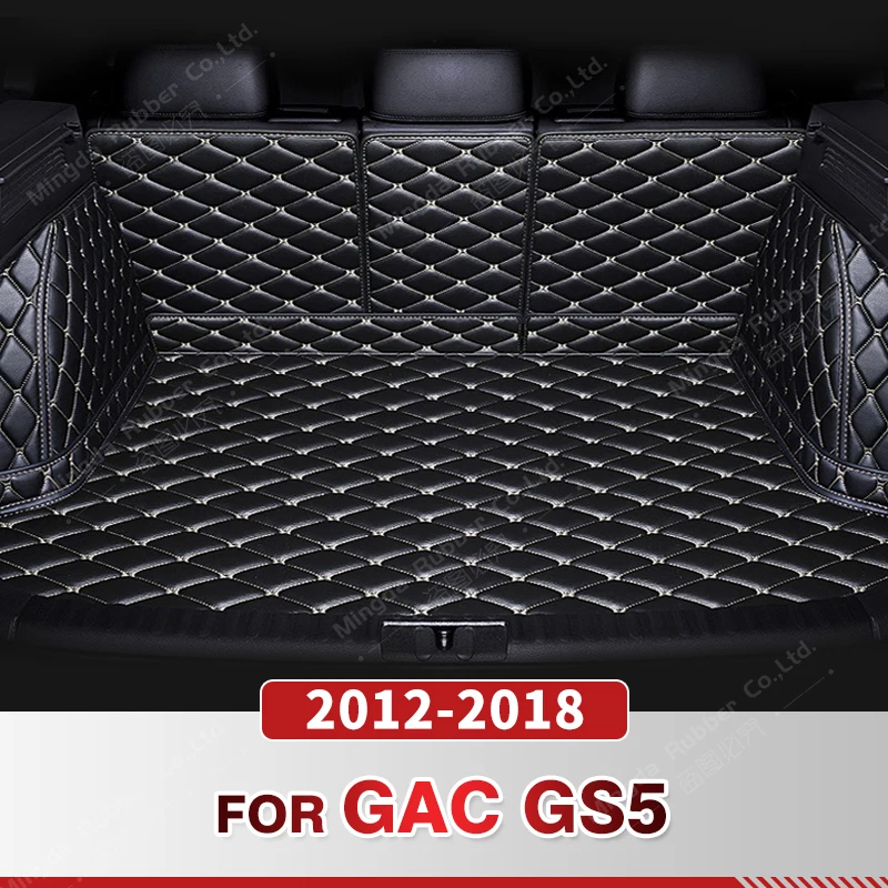 

Auto Full Coverage Trunk Mat For GAC Trumpchi GS5 2012-2018 17 16 15 14 13 Car Boot Cover Pad Interior Protector Accessories