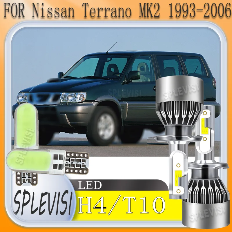 

Tool-Free Fit Instant Response Illumination H4 LED headlight For Nissan Terrano MK2 1993 1994 1995 1996 1997 1998 1999 2000-2006