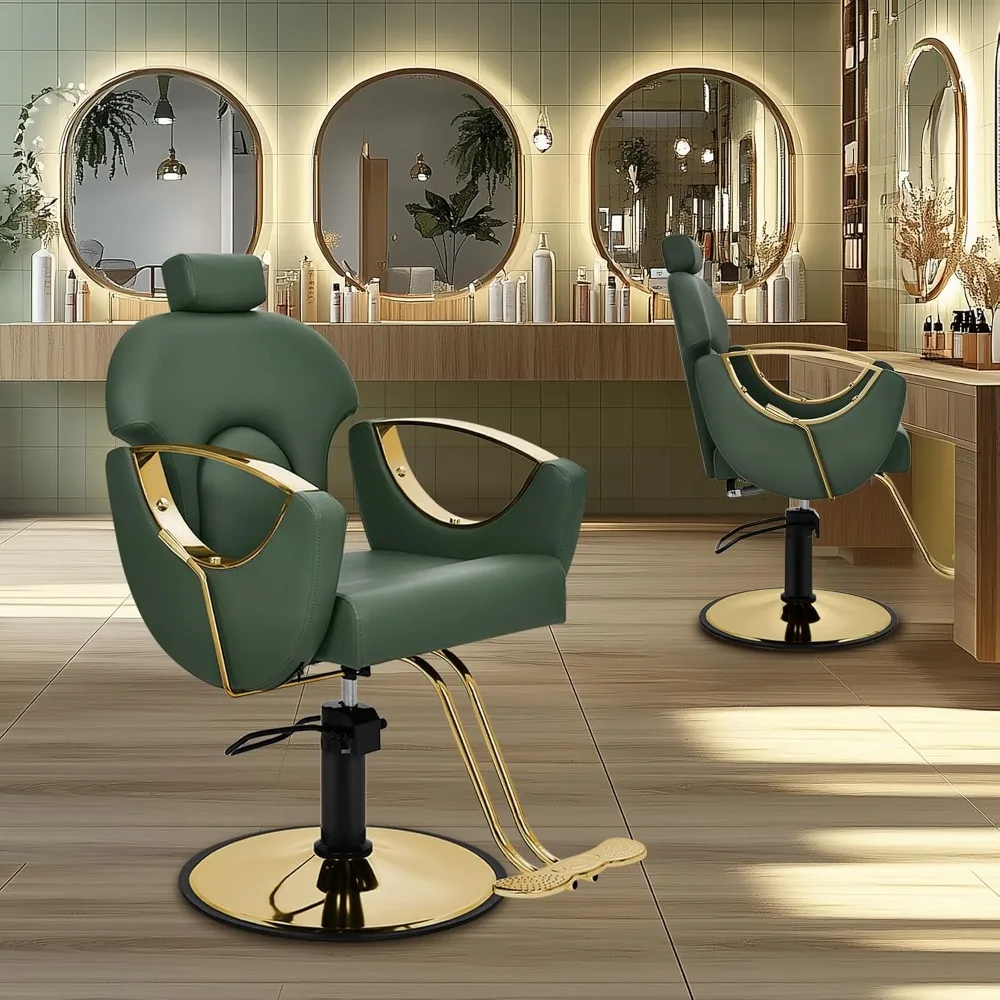 Salon Barber Chair for Hair Stylist, Styling Chairs for Home Barbershop - view 2