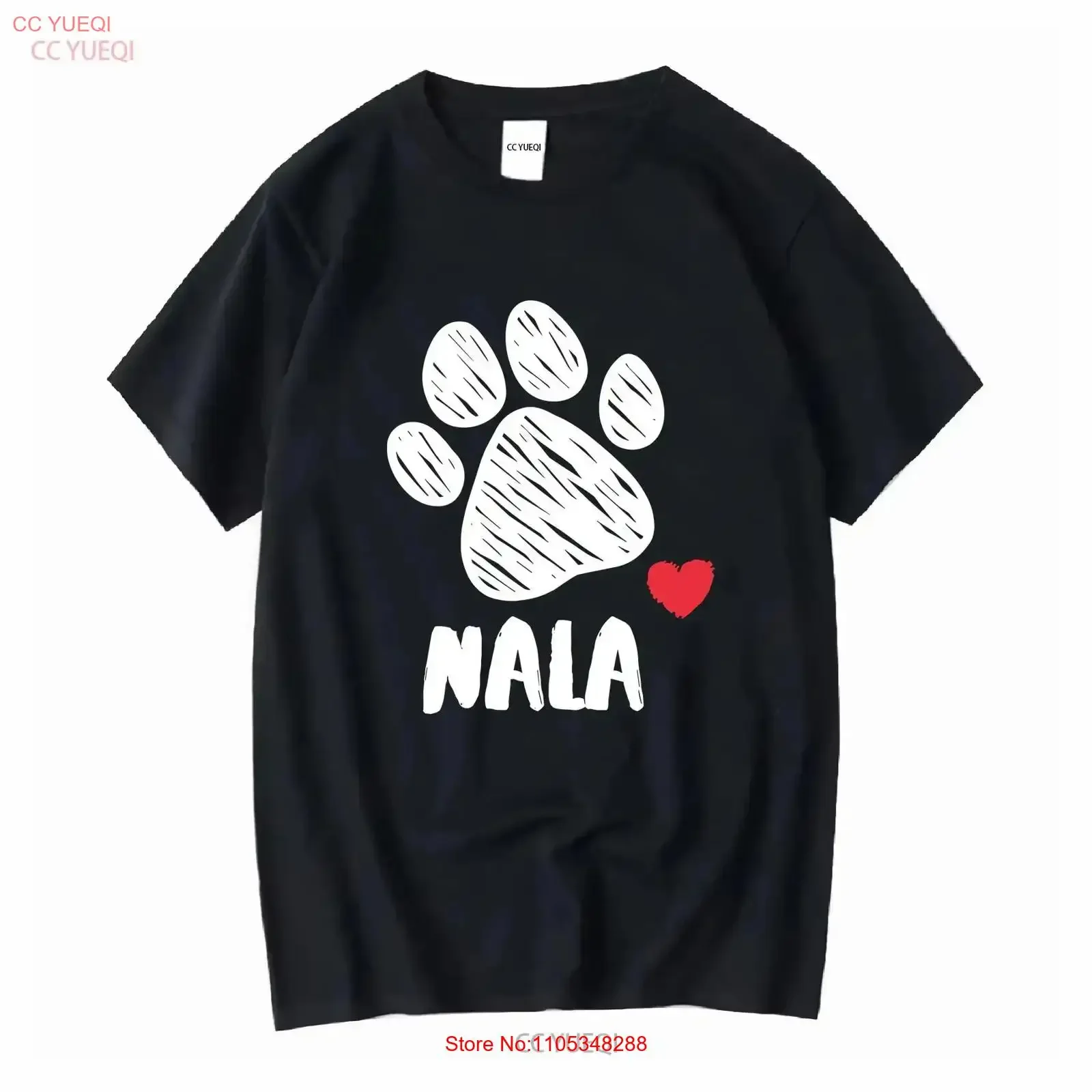 Nala My Dog I love Puppy Lover T-Shirt im Vintage-Stil, gewaschene Grafik, lässige, atmungsaktive Designerkleidung, leicht streetwear, vintage