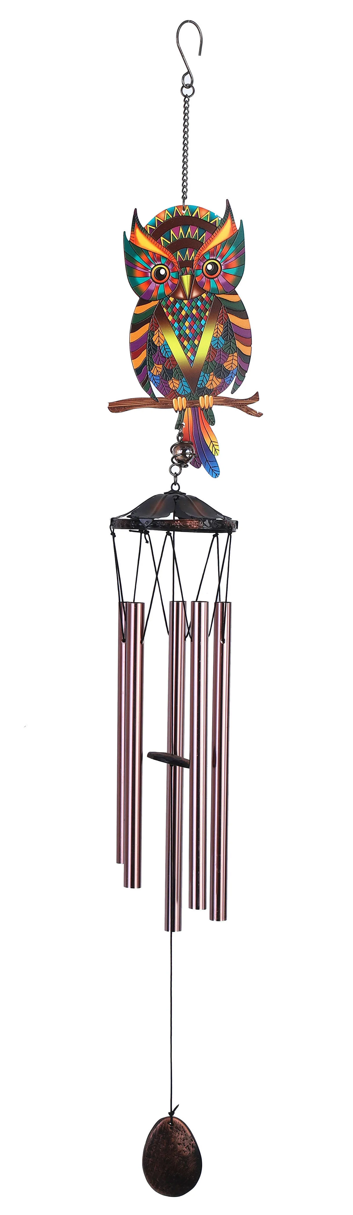 Relaxation and relaxation of aluminum alloy 5 tube indoor and outdoor home decoration metal wind chimes