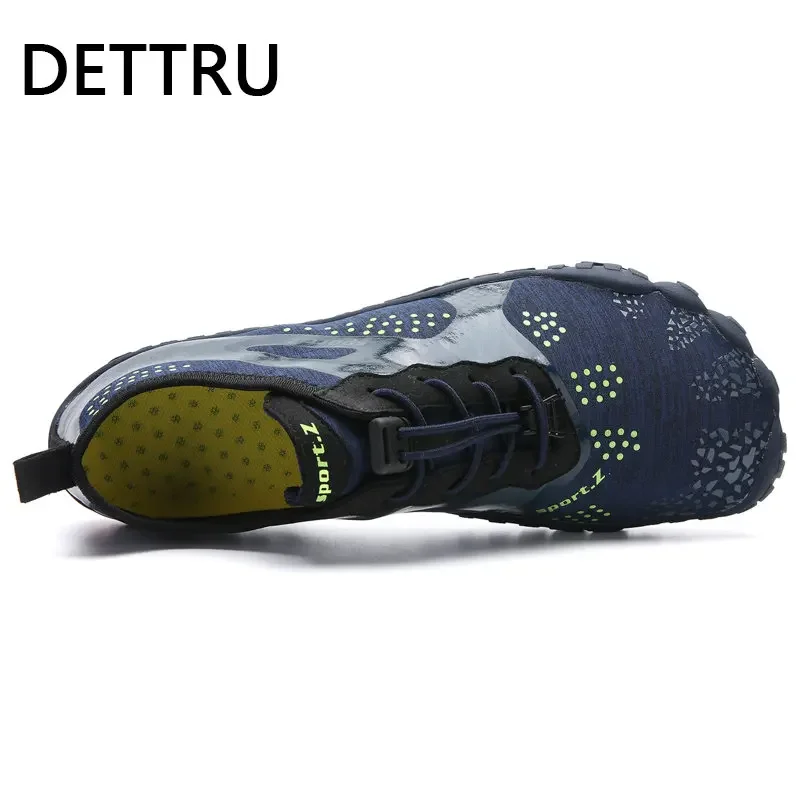 DETTRU Summer Water Shoes Men Beach Sandals  Minimalist Upstream Aqua Man Quick Dry River Sea Barefoot Diving Swimming Socks 46