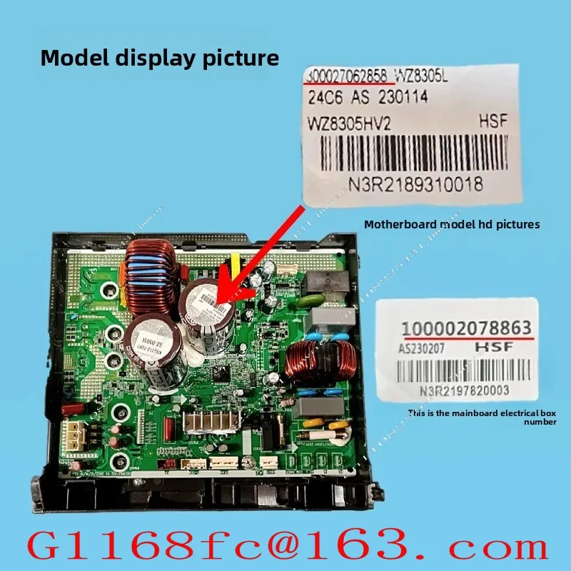 Air Conditioning Inverter Main Board 3P Cabinet Board Electrical Box 300027062858 100002078863