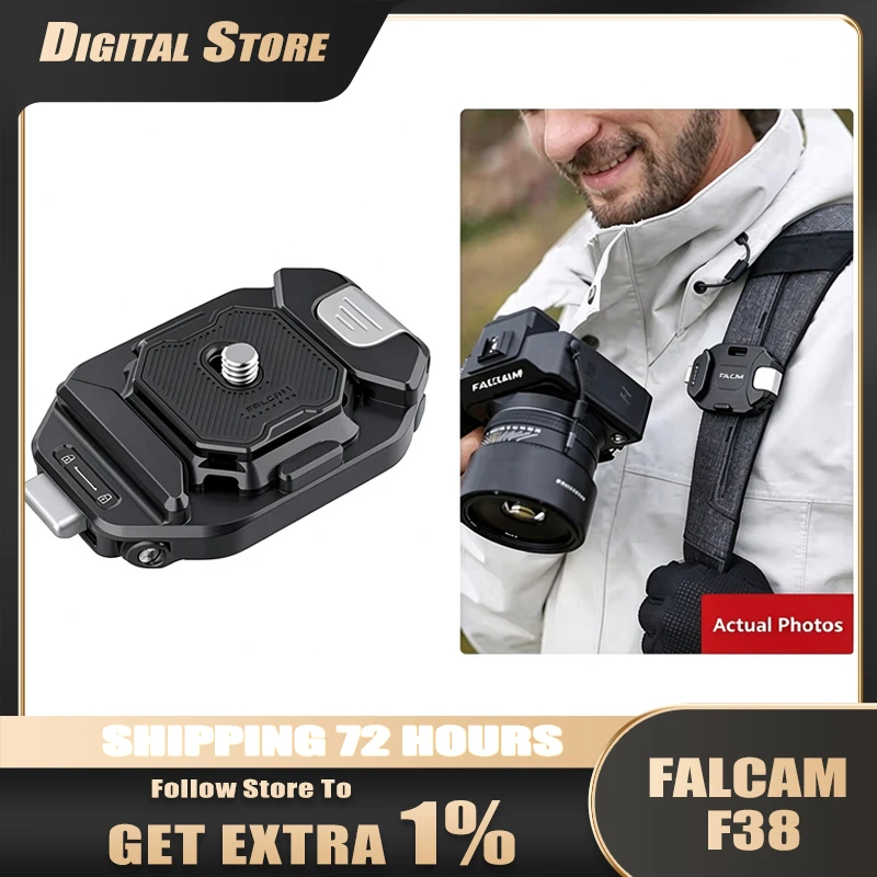 FALCAM F38 Quick Release Kit for Backpack V2, F38 3802/F38 3803/F38 3803P Camera Strap Clip for Camera Expansion Accessorie