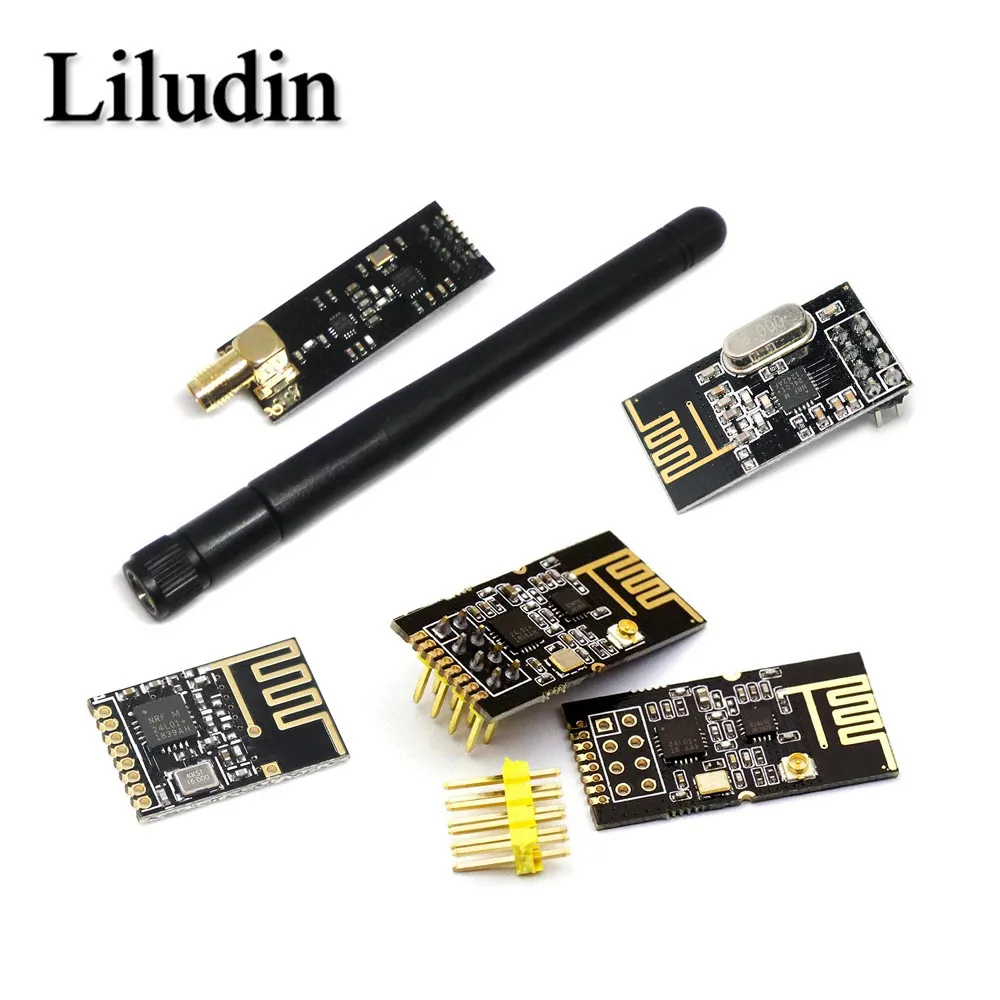 NRF24L01+ 2.4G Wireless Data Transmission Module 2.4GHz NRF24L01 Upgrade Version NRF24L01+PA+LNA 1000 Meters For Arduino