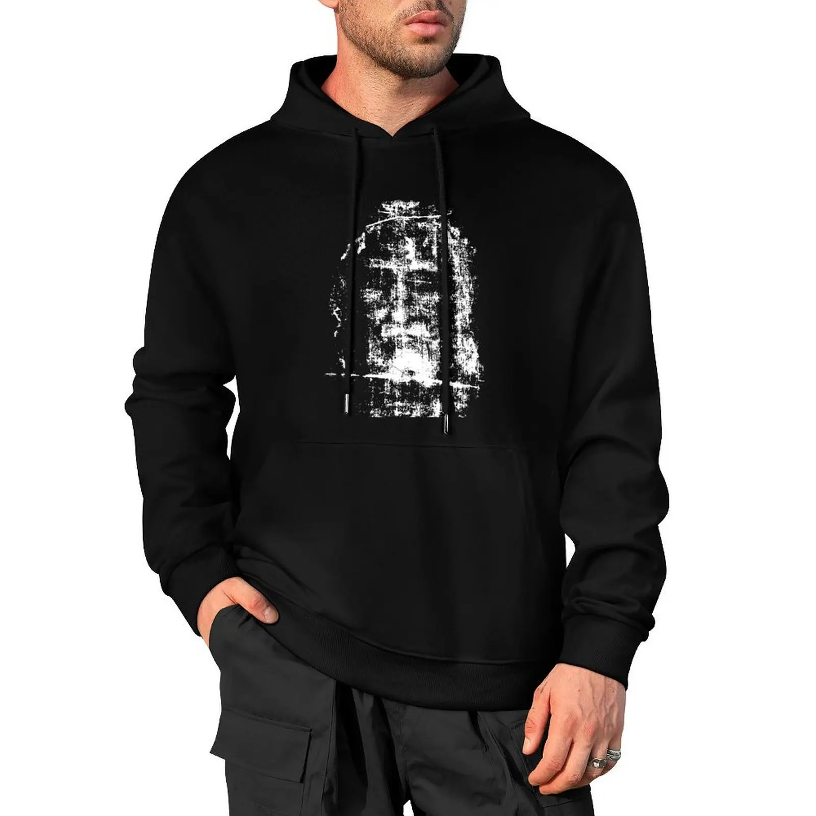 

Shroud of Turin Jesus Christ Face Pullover Hoodie anime clothes men's clothes mens designer clothes hoodie for men