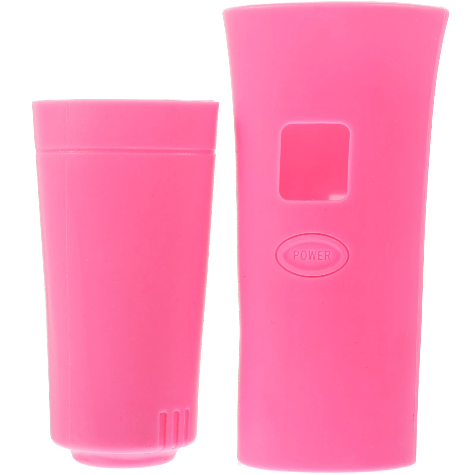 

Silica Gel Microphone Sleeve Shockproof Handle Cover Pink Protectors Non Slip Full Mic Protector Store Compact KTV