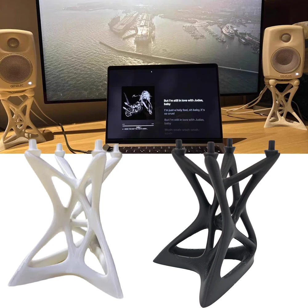 

2Pcs Desktop Speaker Stand Holder Desk Mount Shelf Tray for Genelec 8010/G1 Speaker Bracket Floor Desktop Audio Bracket