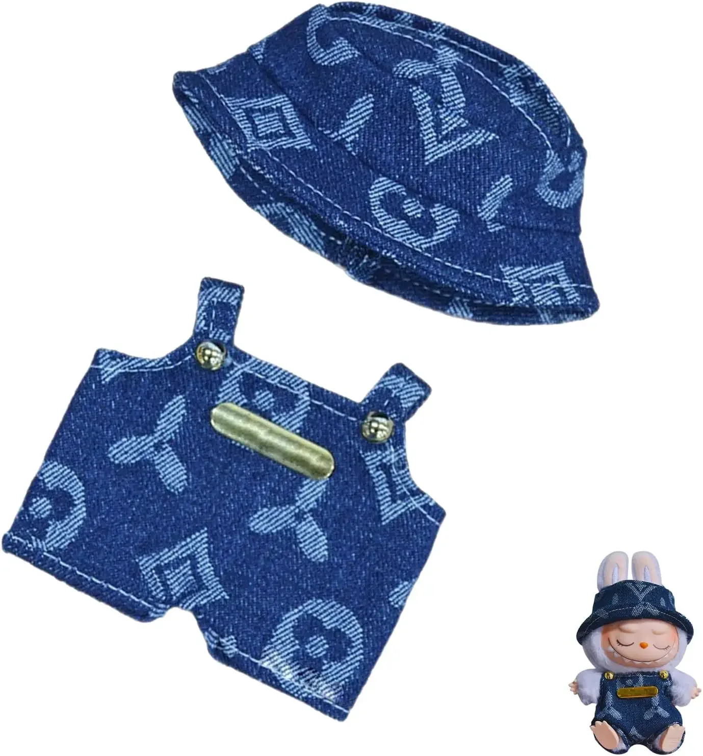 Fortschrittlicher Luxus-Wollanzug für Labubu Idols V1-V2 |   Süßes, stilvolles Puppenzubehör-Set, hochwertige Design-Kleidung für Sammlerstücke