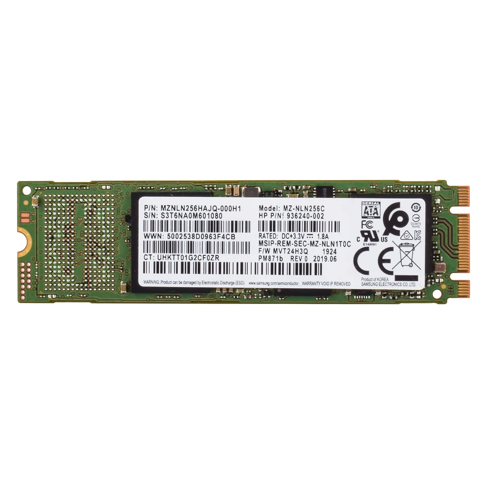 SAMSUNG PM871b SSD M.2 2280 NGFF SATA Storage 256GB 512GB Internal