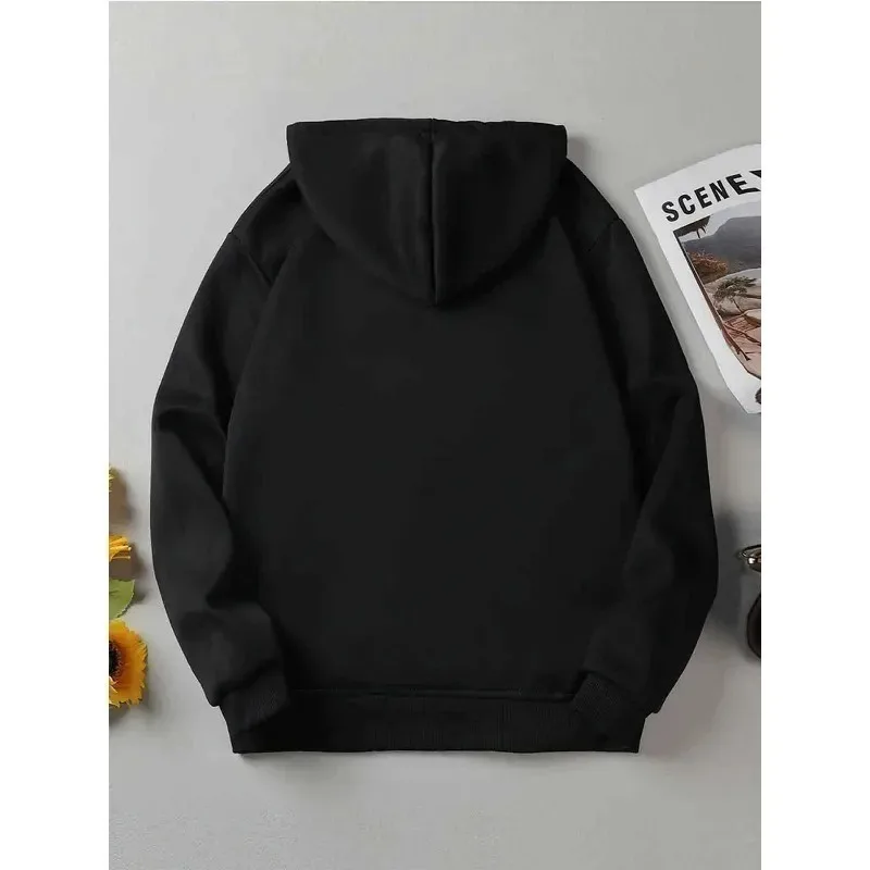 2025 خريف/شتاء ديزني ميكي الرسوم المتحركة وديزني لاند مطبوعة مقنعين قلنسوة بسحاب للدفء غير الرسمي ، كم طويل رقبة مستديرة