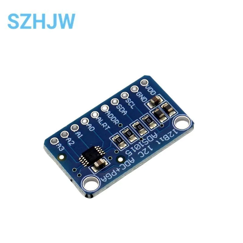 ADS1115 ADS1015 16 Bit I2C Module Precision ADC 4 Channel Development Board Pro Gain Amplifier 2.0V to 5.5V for Arduino RPi