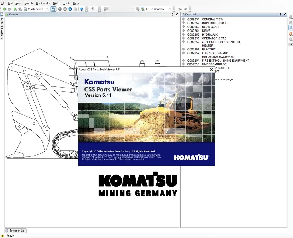 

AutoDVD Komatsu CSS [2024.06] Каталог деталей, WorkShop,Объявление и обслуживание, Полевая сборка