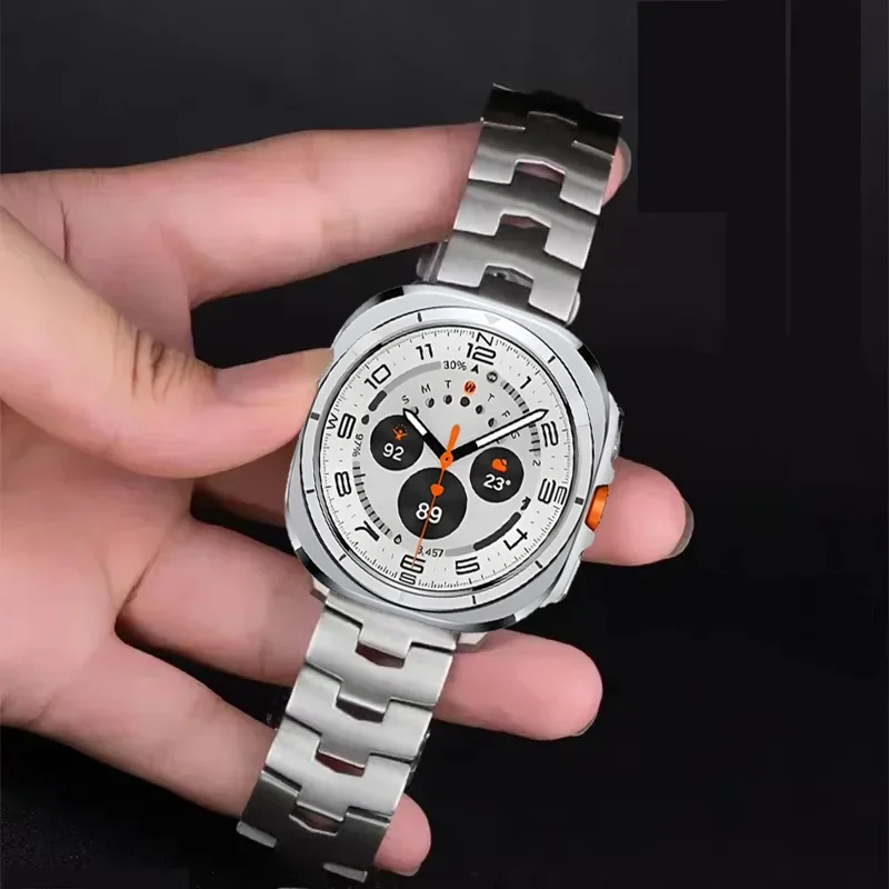 

Titanium Strap For Samsung Galaxy Watch Ultra 47mm High-end Lightweight Band Bracelet for Galaxy Watch 7 Ultra Correa Wristband