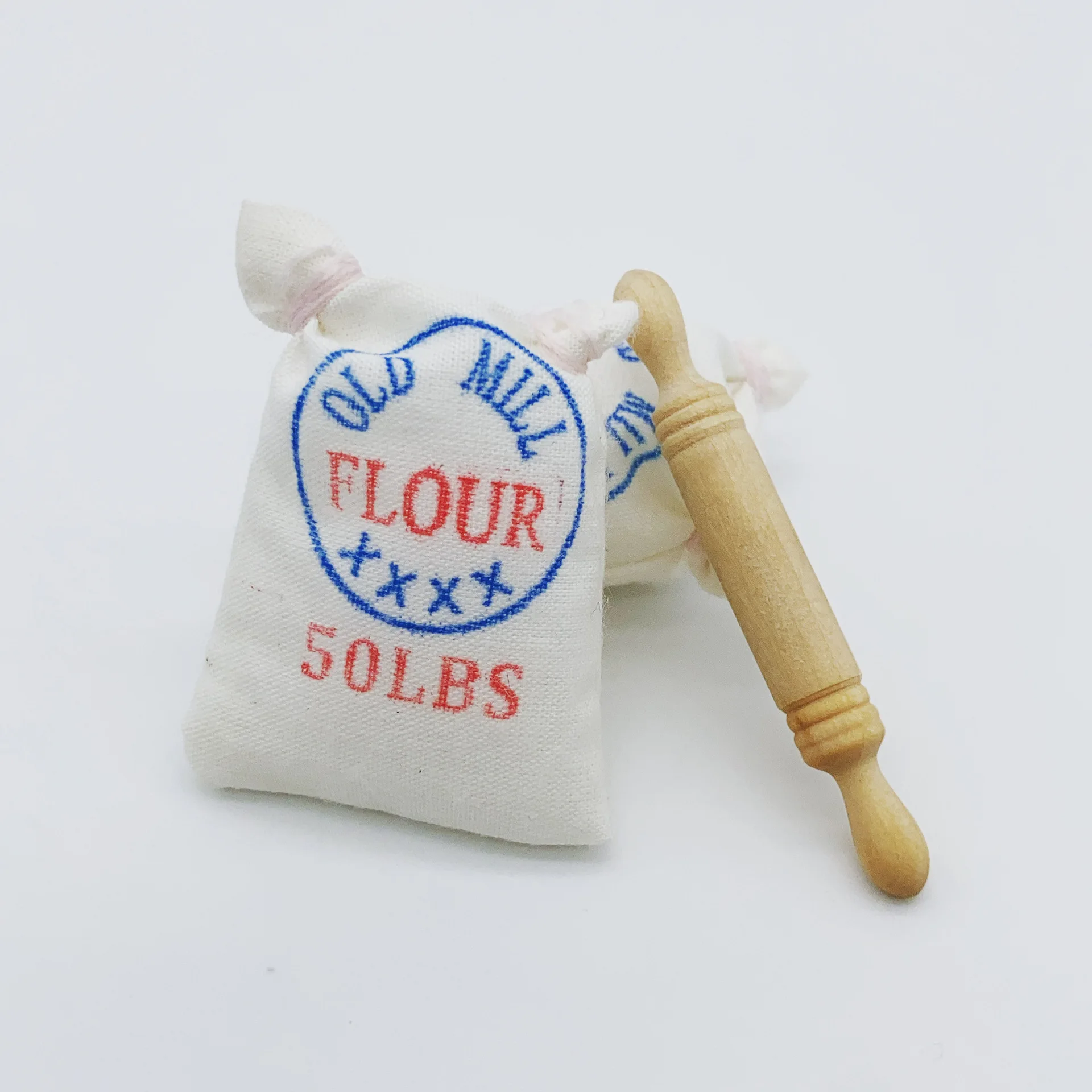 Dollhouse Miniature Food And Play Scene Mini Model Pocket Kitchen Toy Flour Bag Combination