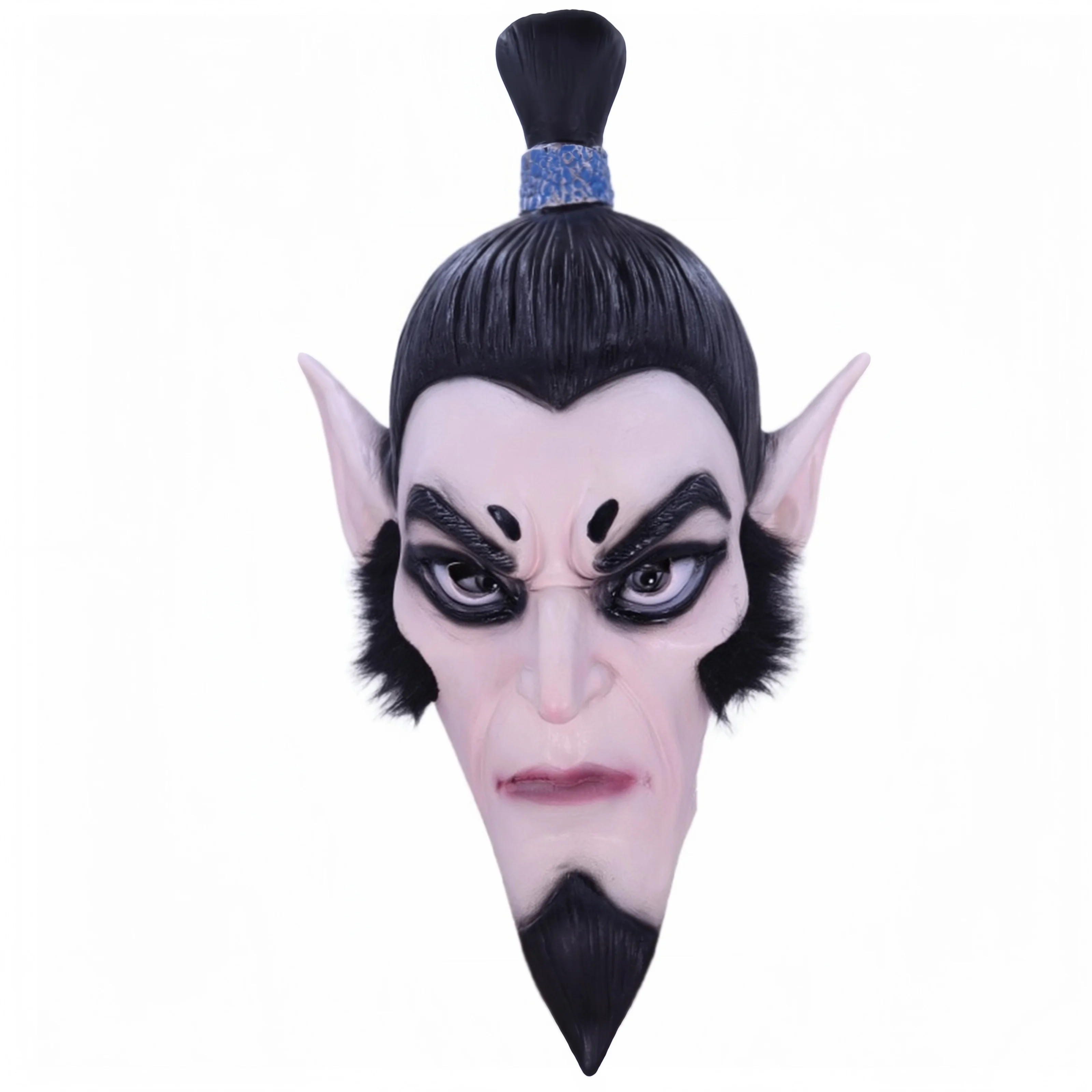 Divertida máscara de látex de bestia realista para Halloween, disfraz divertido para adultos, disfraz de fiesta de miedo, vestido de cumpleaños, broma