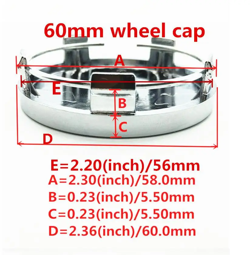 4pcs 56mm 60mm 65mm 68mm UMBRELLA logo Car Wheel Center Cover Hub Cap Badge Emblem sticker car styling  accessories