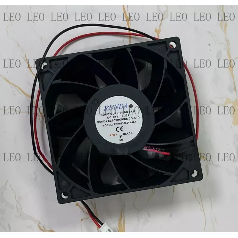 MY For RUNDA RDH9238L24N42A 9238 DC24V 0.32A 2-Pin Cooling Fan