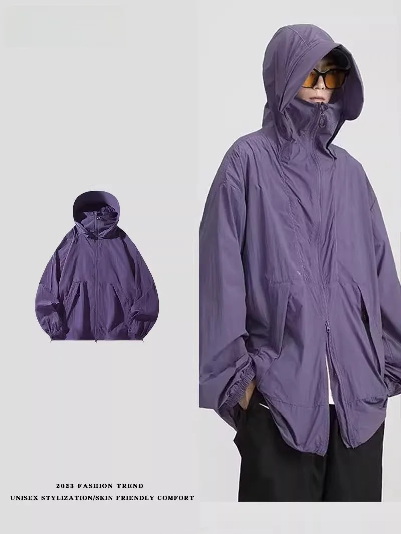 

Outdoor Ice Silk Loose Fit Sun Protection Jaet New Sle Breathable Large Size ex Lightweight Travel Friendly Long S...