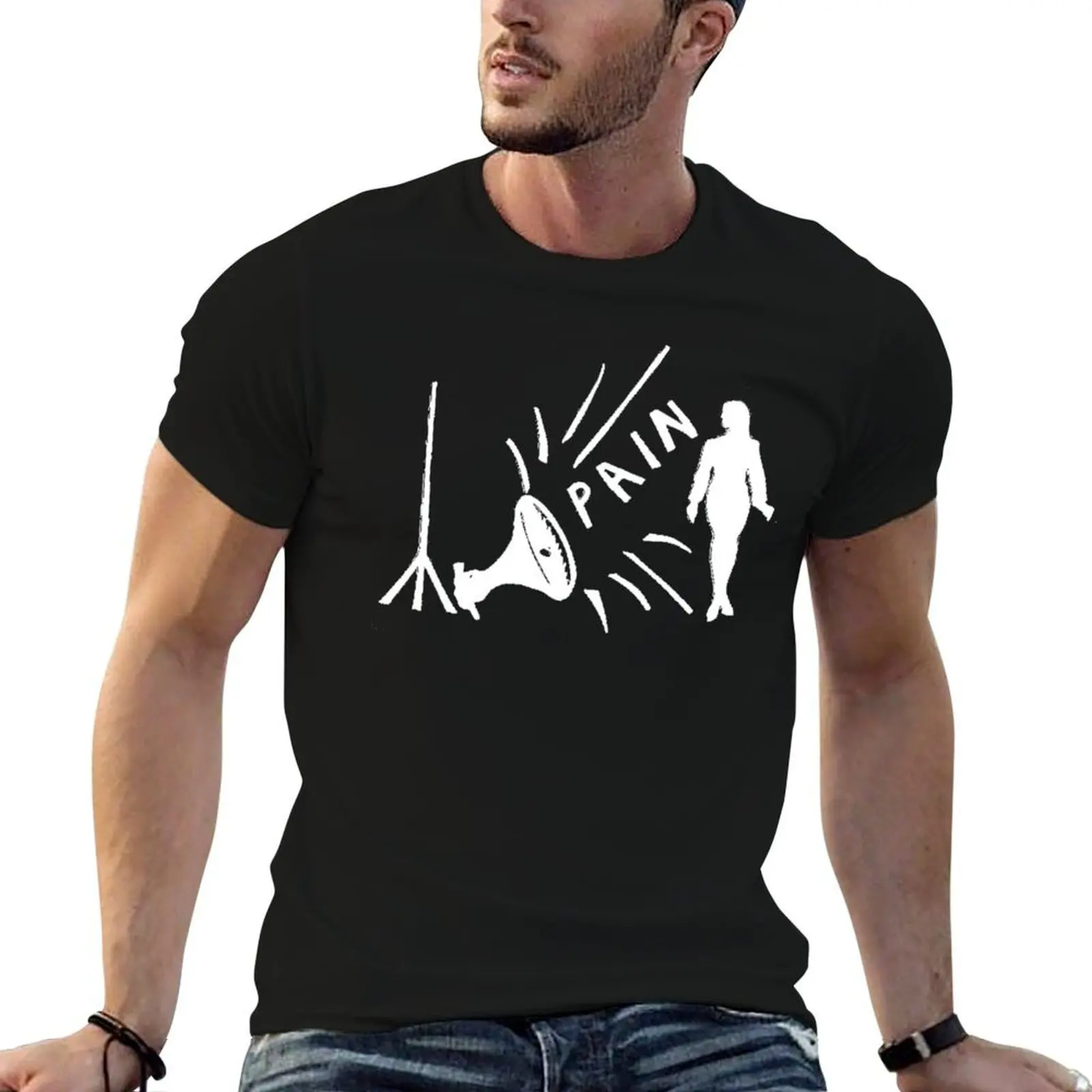 

Strangelove(white print) T-Shirt t shirt man cotton cotton tshirt 100% anime t shirts oversize T-shirt