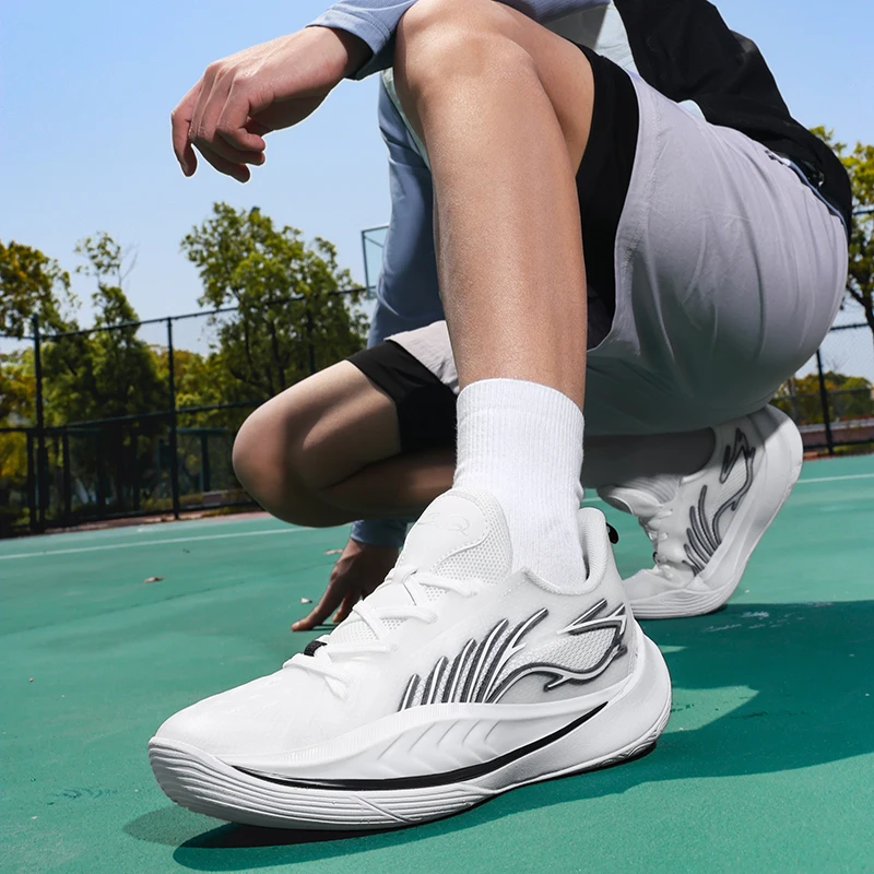 Men's Women's Luminous Basketball Shoes Fashion Stars Lightweight Breathable Sports Shoes Men Training Athletic Sneakers