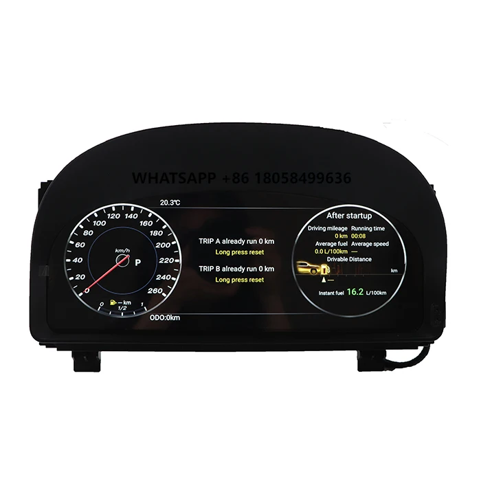 

Android 9.0 Digital Screen for Toyta Alphard20 2008-2014 Car Dashboard Instrument Display Multimedia Player GPS Navigation