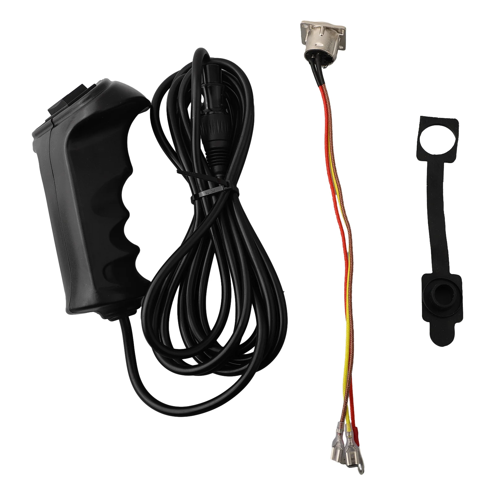 

A High Quality Winch Equipped Vehicle Wired Manual Control Handle 250A About 3.6 Meters Cable Length High Quality Plastic