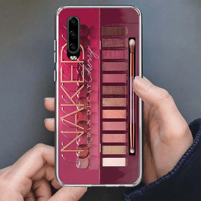 Glam Makeup Eye Shadow Box Phone Case For Huawei P30 P40 P50 P20 Pro P10 Lite Mate 20 30 40 10 P30Lite Soft Cover Silicone Shell