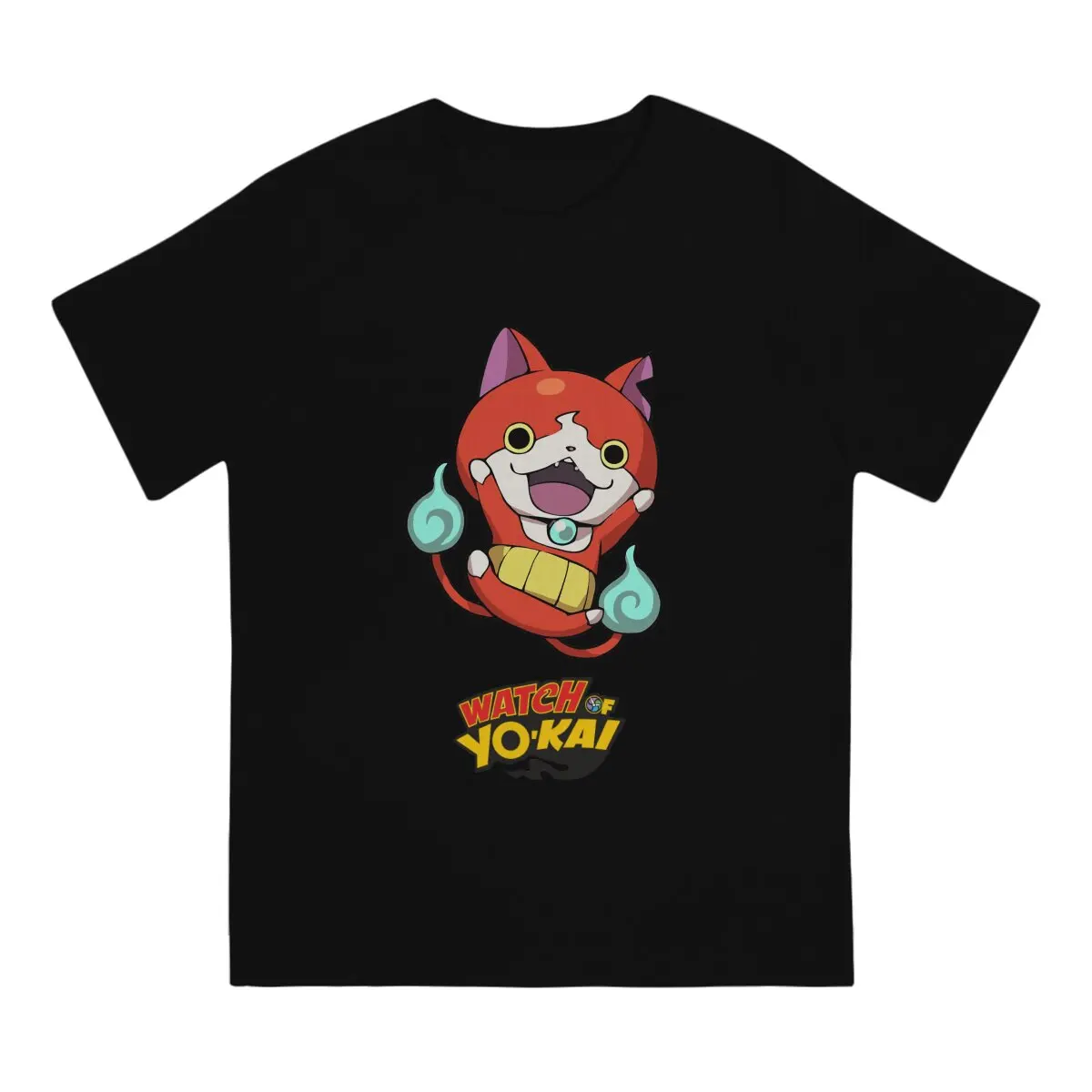 جيبانيان يوكاي ساعة تي شيرت للرجال ، س الرقبة ، كم قصير ، قماش ، فكاهة ، جودة عالية ، هدايا عيد ميلاد #1