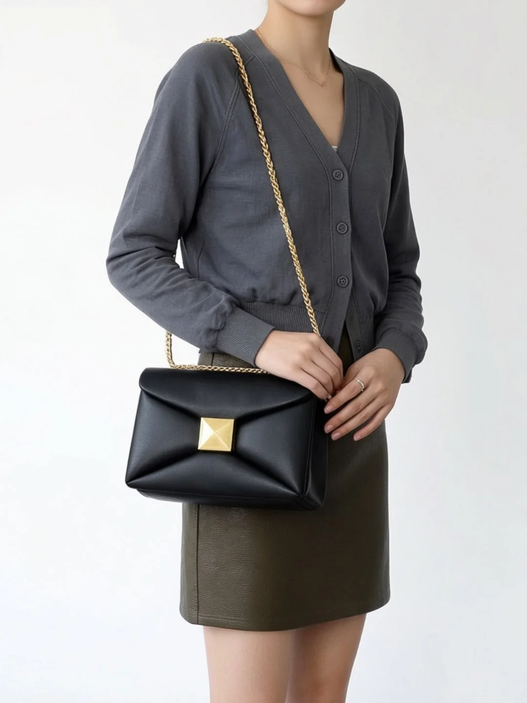 UBELLIN Luxury Designer Women\'s Crossbody Bag Real Leather Small Square High Quality Cowhide Underarm Shoulder Fashion Bag