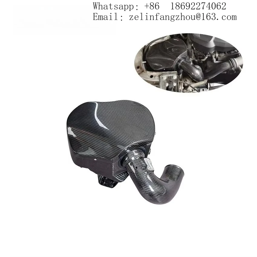 Light Weight Dry Carbon Fiber Cold Air Intake System For BMW 3 Series B48 F Chassis 2.0T Real Car Data Development
