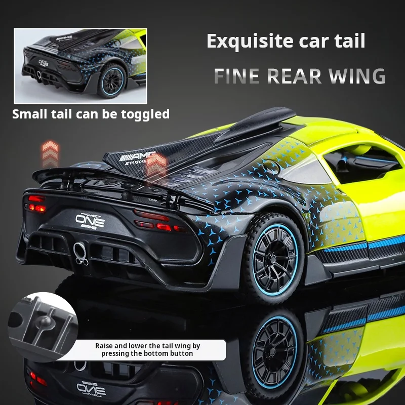 1:32 AMG One Collector's Edition Alloy Car Model Simulation Vehicle Model F1 Super Car Collectible Desktop Decoration