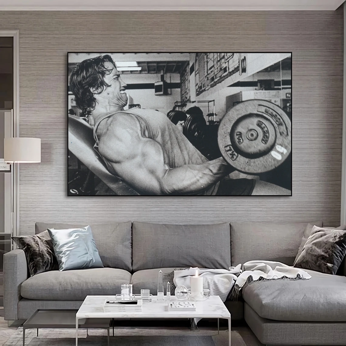 Arnold Schwarzenegger Bodybuilding Poster Star Poster Canvas Art Print Home Decoration Wall Painting ( No Frame )